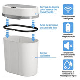 Lixeira Automática 12 Litros com Sensor Infravermelho