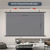 Tela de Projeção XIAOHUI HD Anti-Luz