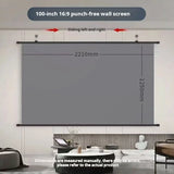 Tela de Projeção XIAOHUI HD Anti-Luz