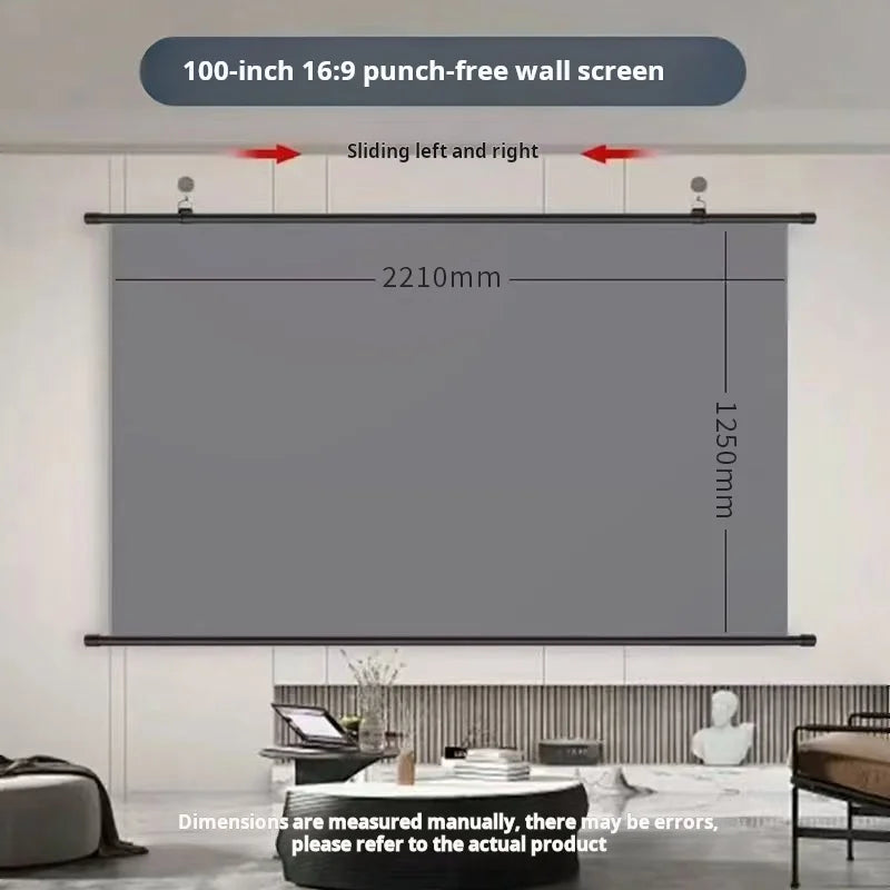 Tela de Projeção XIAOHUI HD Anti-Luz