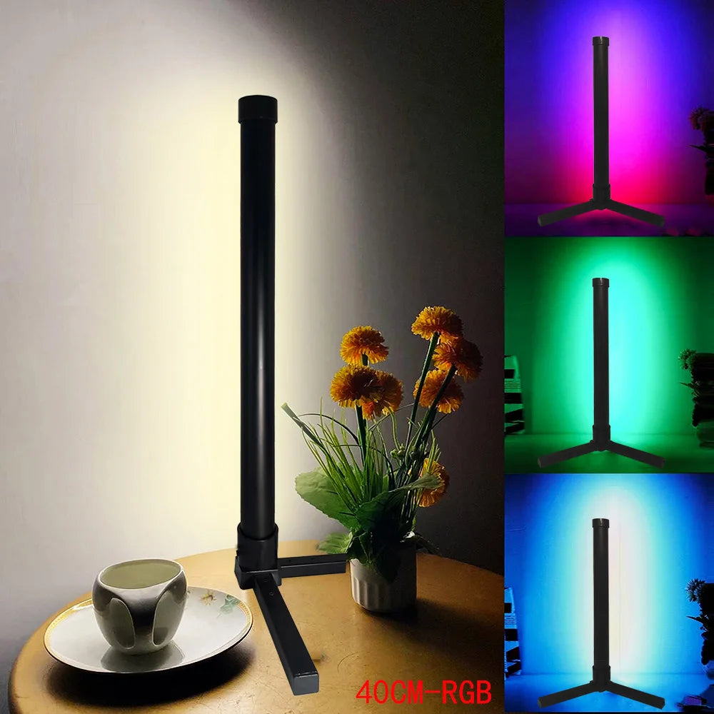 Luminária de Piso RGB com Sincronização de Música