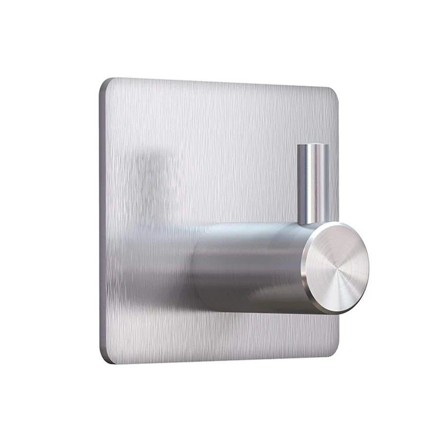Ganchos Adesivos Modernos em Aço Inox