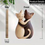 Escultura de Casal de Gatinhos