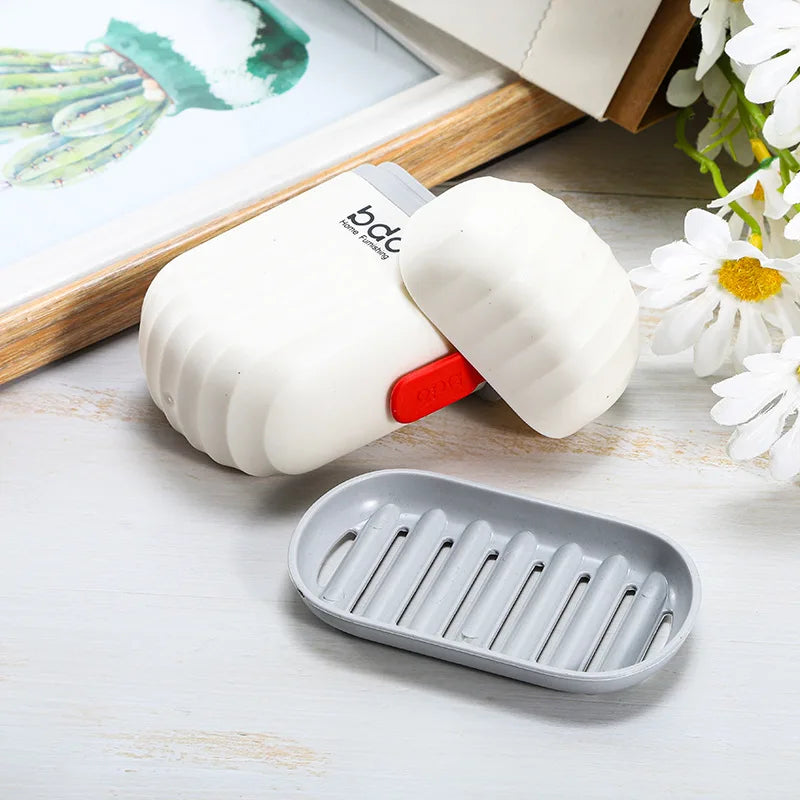 Porta-Sabonete Portátil com Tampa