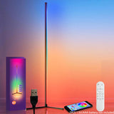 Luminária de Piso RGB com Sincronização de Música