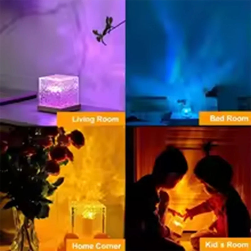 Luminária de Mesa RGB com 16 Cores
