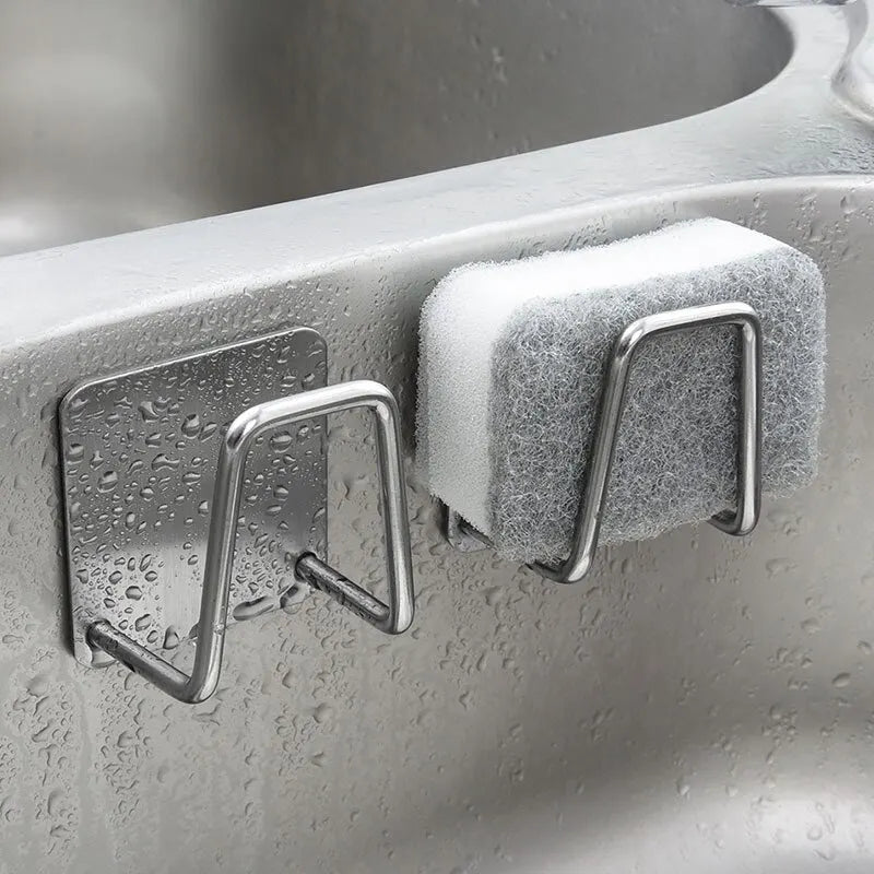 Suporte para Esponja de Pia em Aço Inox